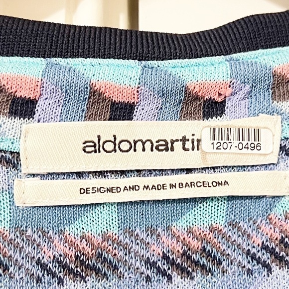 Aldomartins Blue Abstract Blazer - Picture 8 of 9